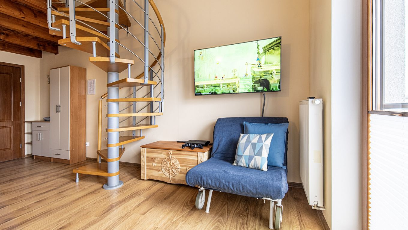 Apartament Dwupoziomowy z widokiem na Zalew